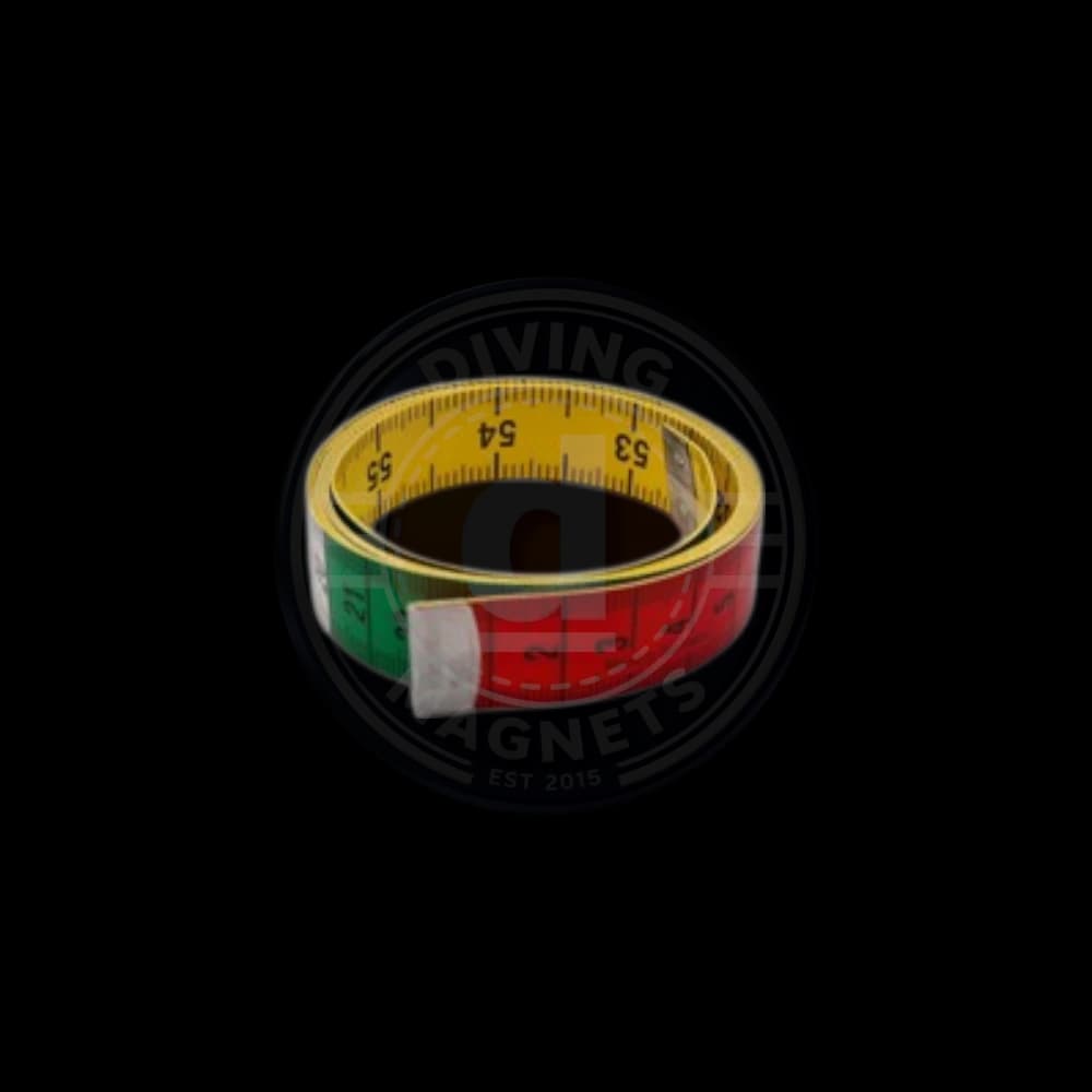 1.5 meter industrial measuring tape used by divers and offshore contractors for subsea measurement work