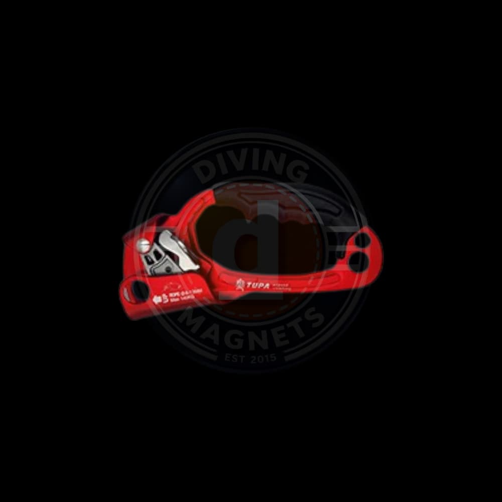 Handheld rope ascender used for industrial climbing and rope access work in offshore and construction environments