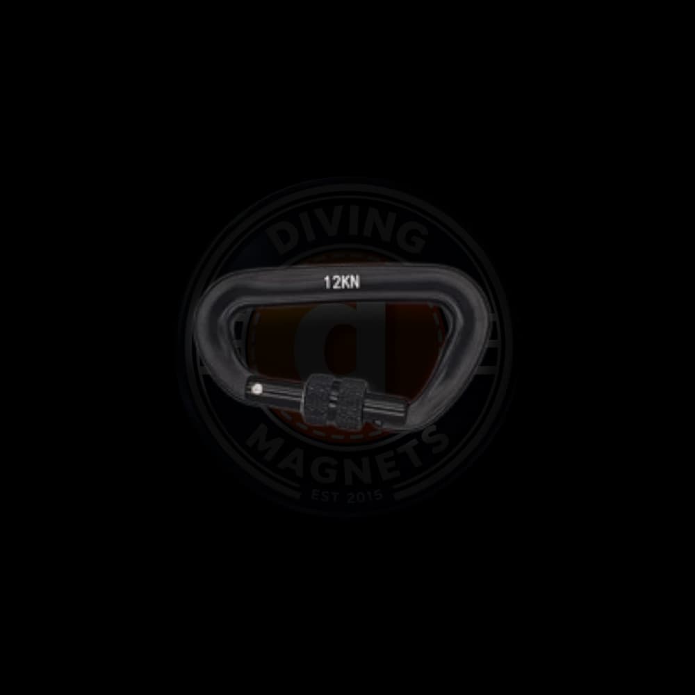 12kN industrial safety carabiner used for securing tools and equipment during offshore and subsea work