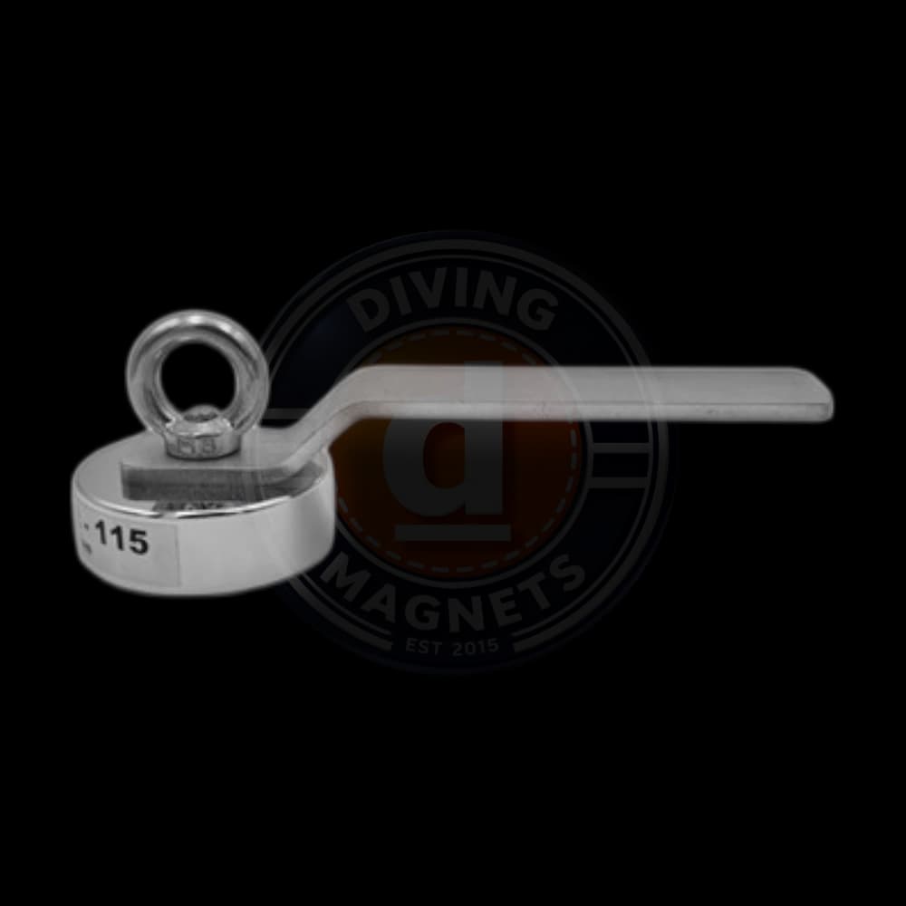 Diver Magnet 115 compact subsea magnet used by commercial divers for underwater tool attachment and offshore work