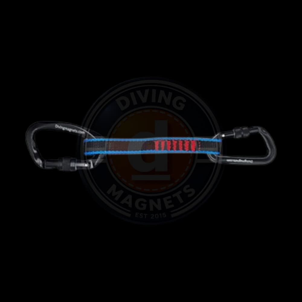 31cm industrial rescue lanyard used for safety attachment and equipment securing during offshore operations