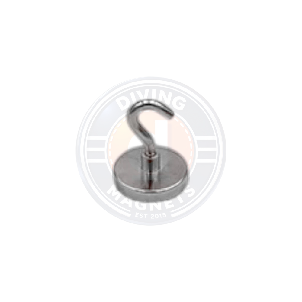 40mm neodymium magnetic hook designed for securely hanging tools and equipment on steel surfaces